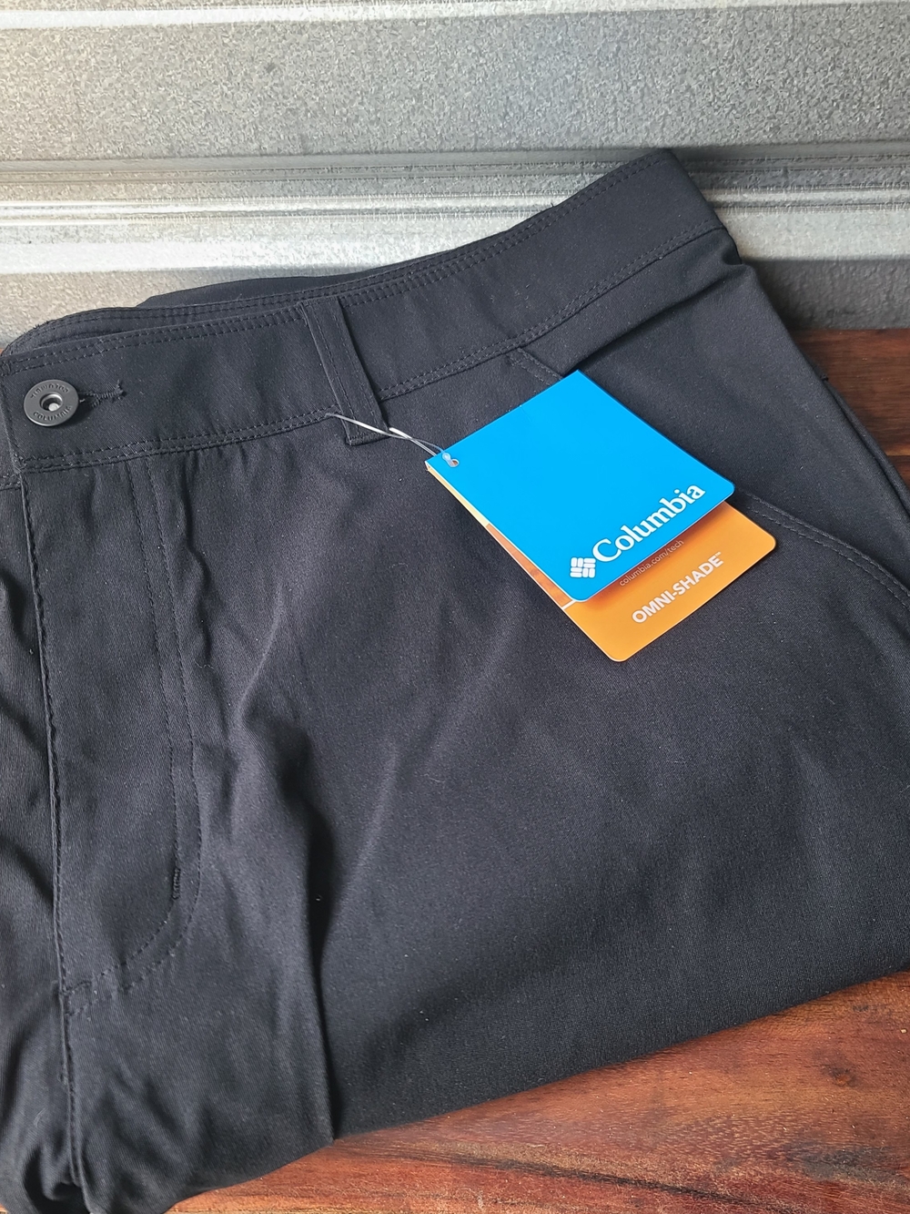 Columbia Black Omni-Shade Pants Mens 38x32